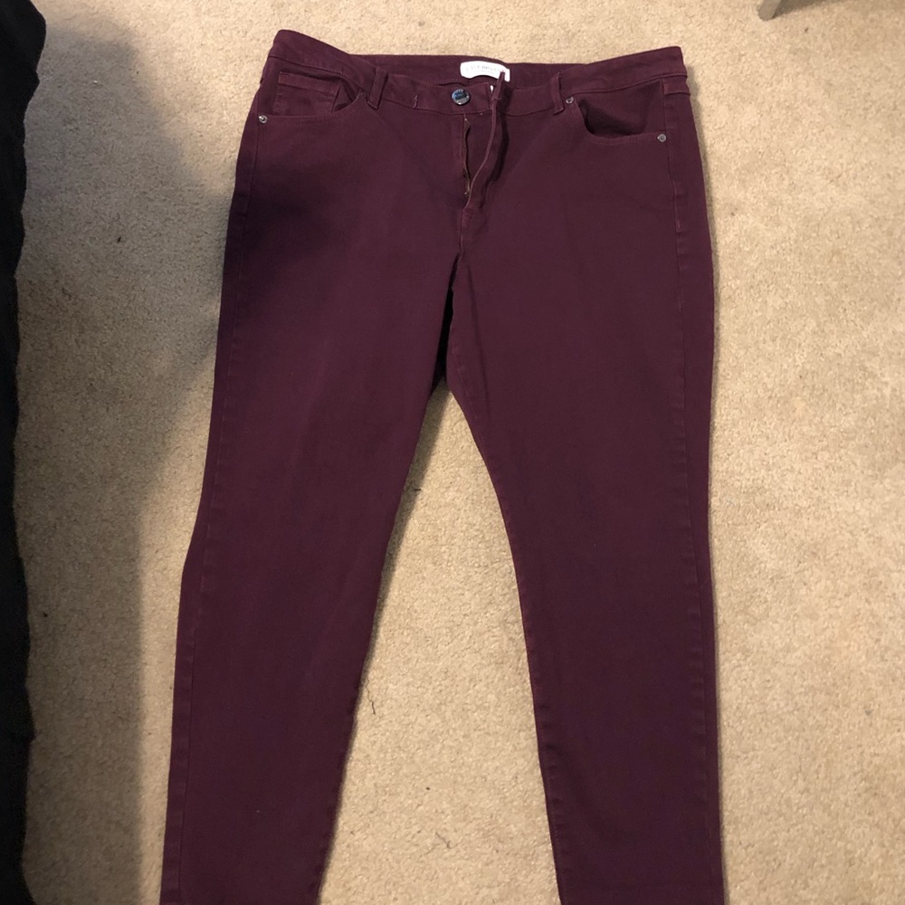 Lane Bryant super stretch jeans
